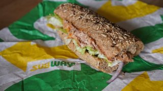 A "Tuna Sandwich" from the fast food chain Subway