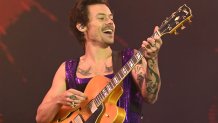 Harry Styles performs on stage during Radio 1's Big Weekend 2022
