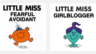 The meme style, which was initially created on Tumblr in 2021, depicts a character from the “Mr. Men” or “Little Miss” series