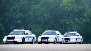 FILE - Arkansas Police Vehicles