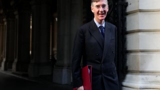 Jacob Rees-Mogg photographed in London on Sept. 7, 2022. The lawmaker recently called for more fossil fuel extraction from the North Sea.