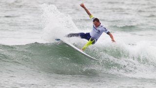 Chris Davidson of Australia surfs during the Hurley Pro Trestles on September 19, 2011 in San Clemente, California.