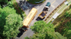 School Bus, Dump Truck Crash on Cape Cod, Sending Drivers to Hospital