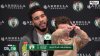 Celtics' Jayson Tatum, Son Deuce Have Great Podium Exchange After Raptors Game