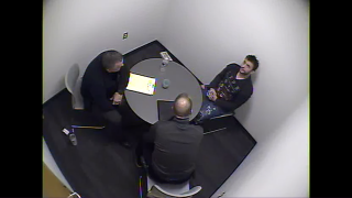 Adam Montgomery being interrogated by Manchester, New Hampshire, police.