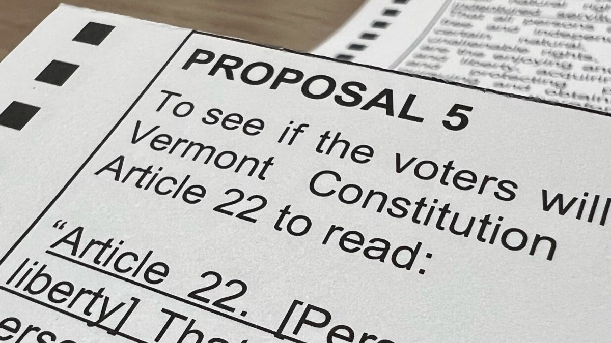 Vermont Voters Considering Reproductive Liberty Amendment