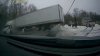 Wild Video Captures Moment Truck Spins Out on Icy Maine Road