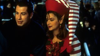 John Travolta And Kirstie Alley In 'Look Who's Talking'