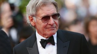 FILE - Harrison Ford attends "The Expendables 3"