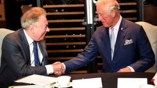 Britain's King Charles meets Andrew Lloyd Webber