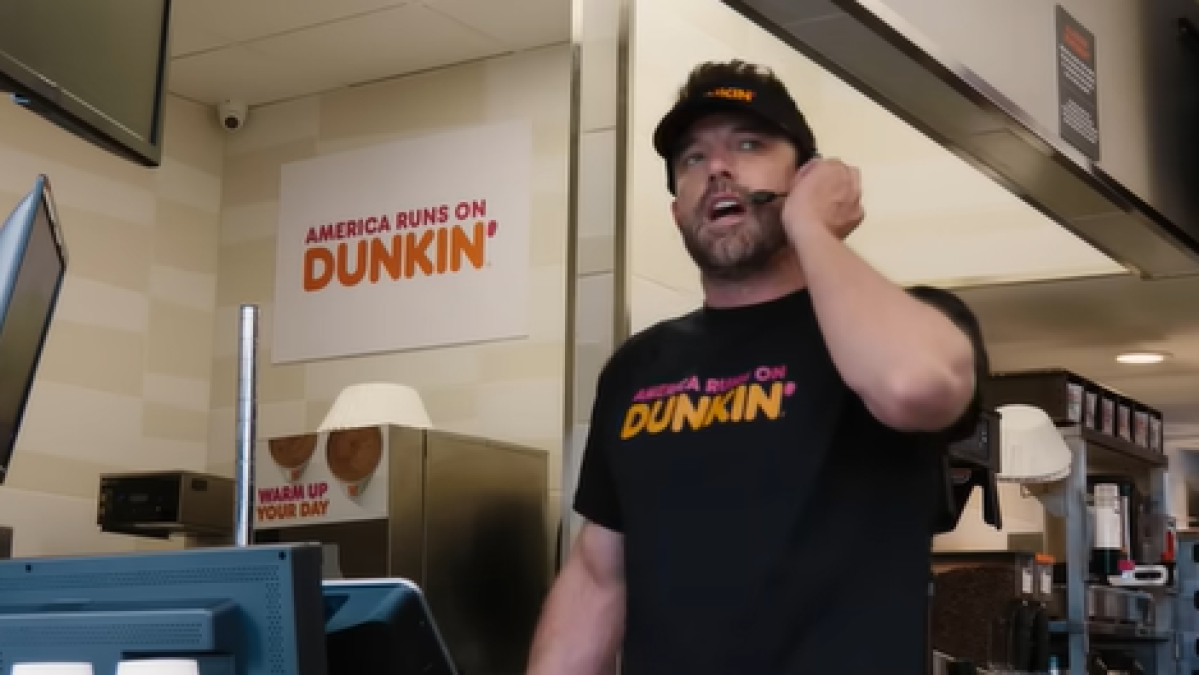 Ben Affleck JLo Dunkin’ Super Bowl Commercial NECN