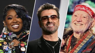 From left: Missy Elliott, George Michael and Willie Nelson are some of the artists nominated for this year's Rock & Roll Hall of Fame.
