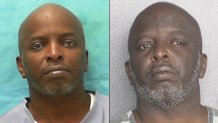 Sidney Holmes in photos from the Florida Department of Corrections and Broward Sheriff's Office