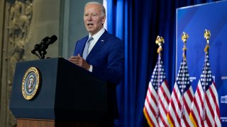 President Joe Biden speaks at the White House Conservation in Action Summit at the Department of the Interior, March 21, 2023, in Washington.