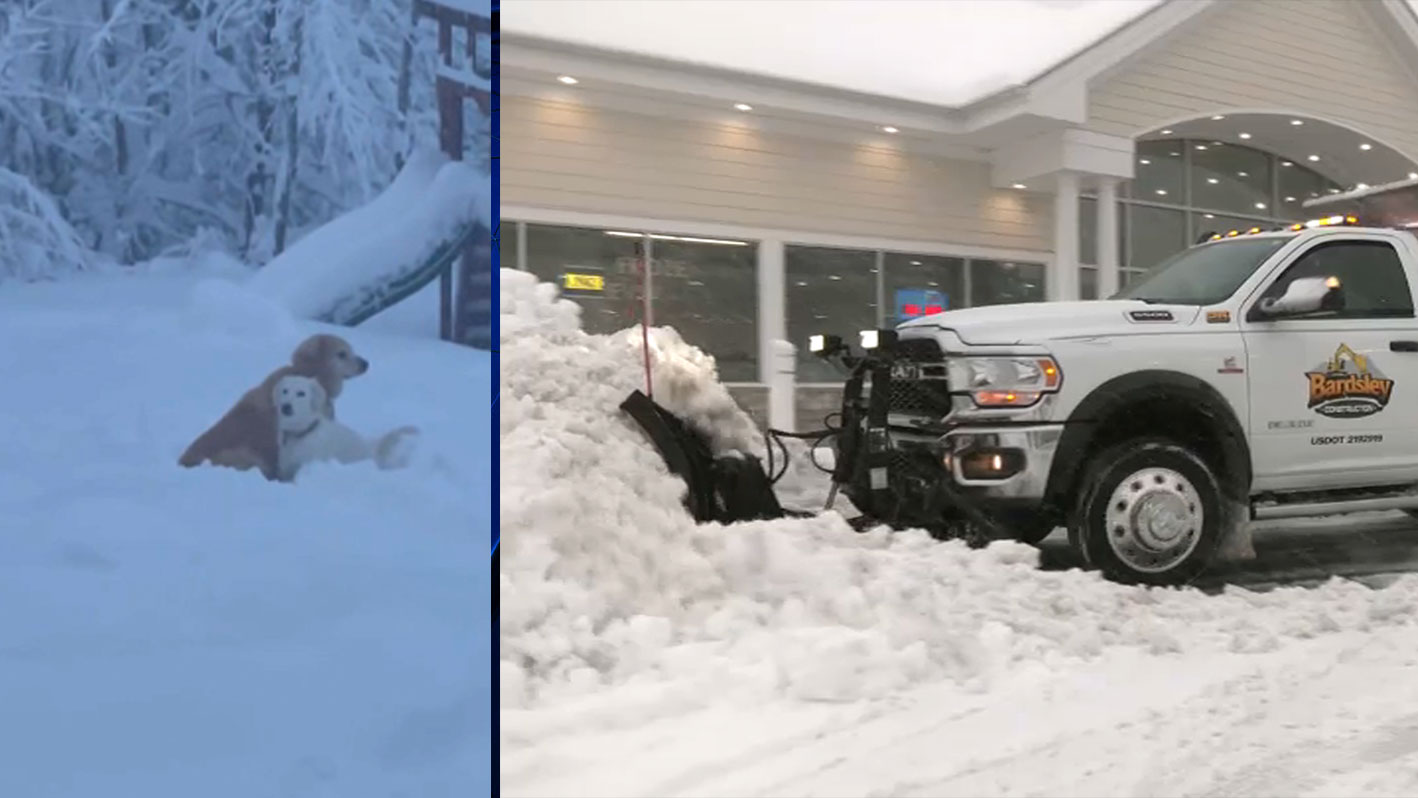 PHOTOS: Nor'easter Drops Snow Across New England