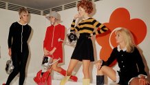 Models wear Mary Quant's creations in London, August 1967. Many of Quant's creations, like the miniskirt, remain in fashion today.