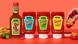 Heinz spicy ketchups and Hot 57 Sauce
