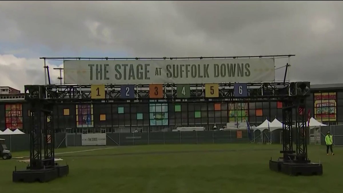 Explore new outdoor music venue the Stage at Suffolk Downs NECN