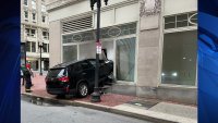 SUV Crashes Into Building in Back Bay