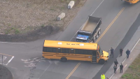 School bus involved in crash Friday morning in Sharon