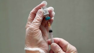 A measles vaccine is prepared on September 10, 2019 in Auckland, New Zealand.