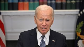 U.S. President Joe Biden speaks about the Supreme Court’s decision overruling student debt forgiveness in the Roosevelt Room of the White House in Washington, D.C., June 30, 2023.