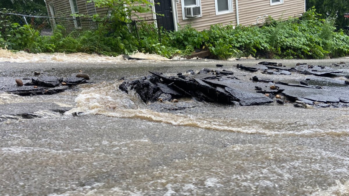 PHOTOS Flooding causes road closures in New England NECN