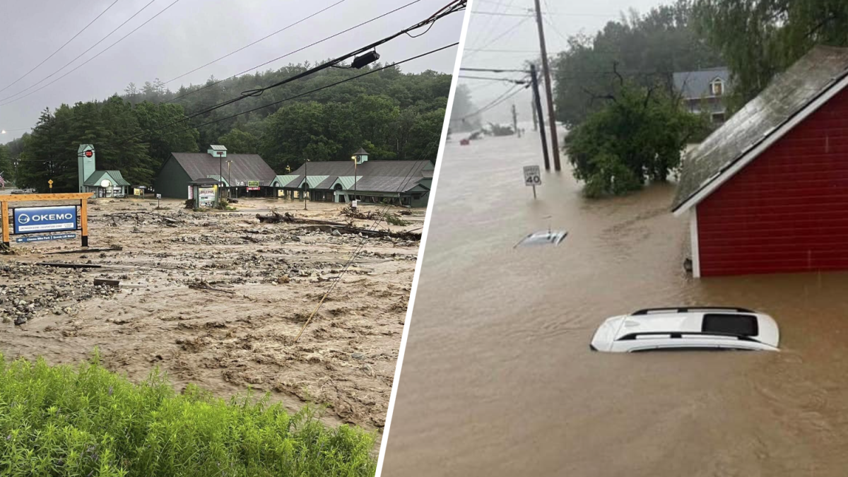 PHOTOS Vermont flood damage during Monday rain NECN