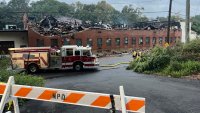 Demolition begins after large fire at vacant mill building in Connecticut