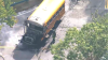 School bus catches fire in Boston's Hyde Park