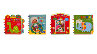 Seven Rainbow Road board books for toddlers are being recalled by Make Believe Ideas due to the plastic rings binding the books being a choking hazard.