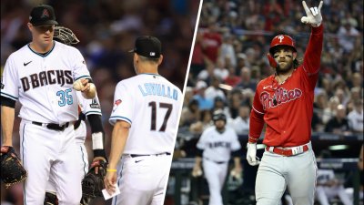 Bryce Harper stares down Orlando Arcia after hitting two home runs – NECN