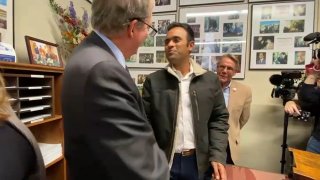 Presidential hopeful Vivek Ramaswamy files to have his name on the New Hampshire primary ballot.