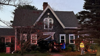 Freetown police investigating after a truck crashed into a church building on Sunday, Nov. 5, 2023.