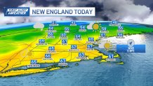 High temperatures across New England on Tuesday, Nov. 7, 2023.