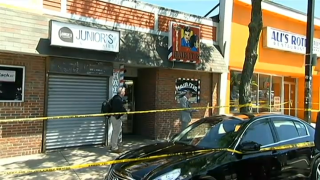 The scene of a deadly 2016 shooting at a barbershop in Boston's Mattapan neighborhood.