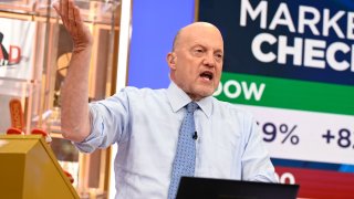 Jim Cramer on the set of Mad Money, August 18, 2022.