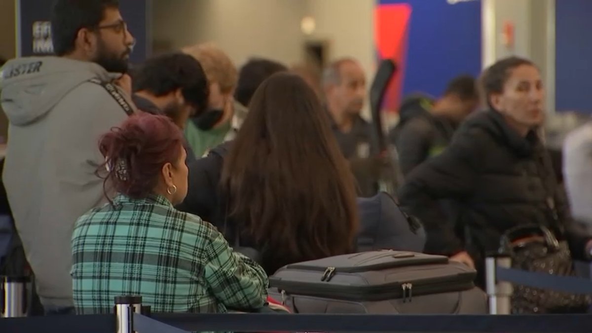 Boston Logan airport flight delays amid storm Ground stop Monday NECN