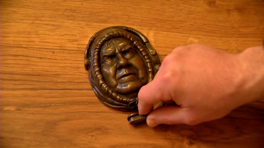 A Bill BElichick door knocker