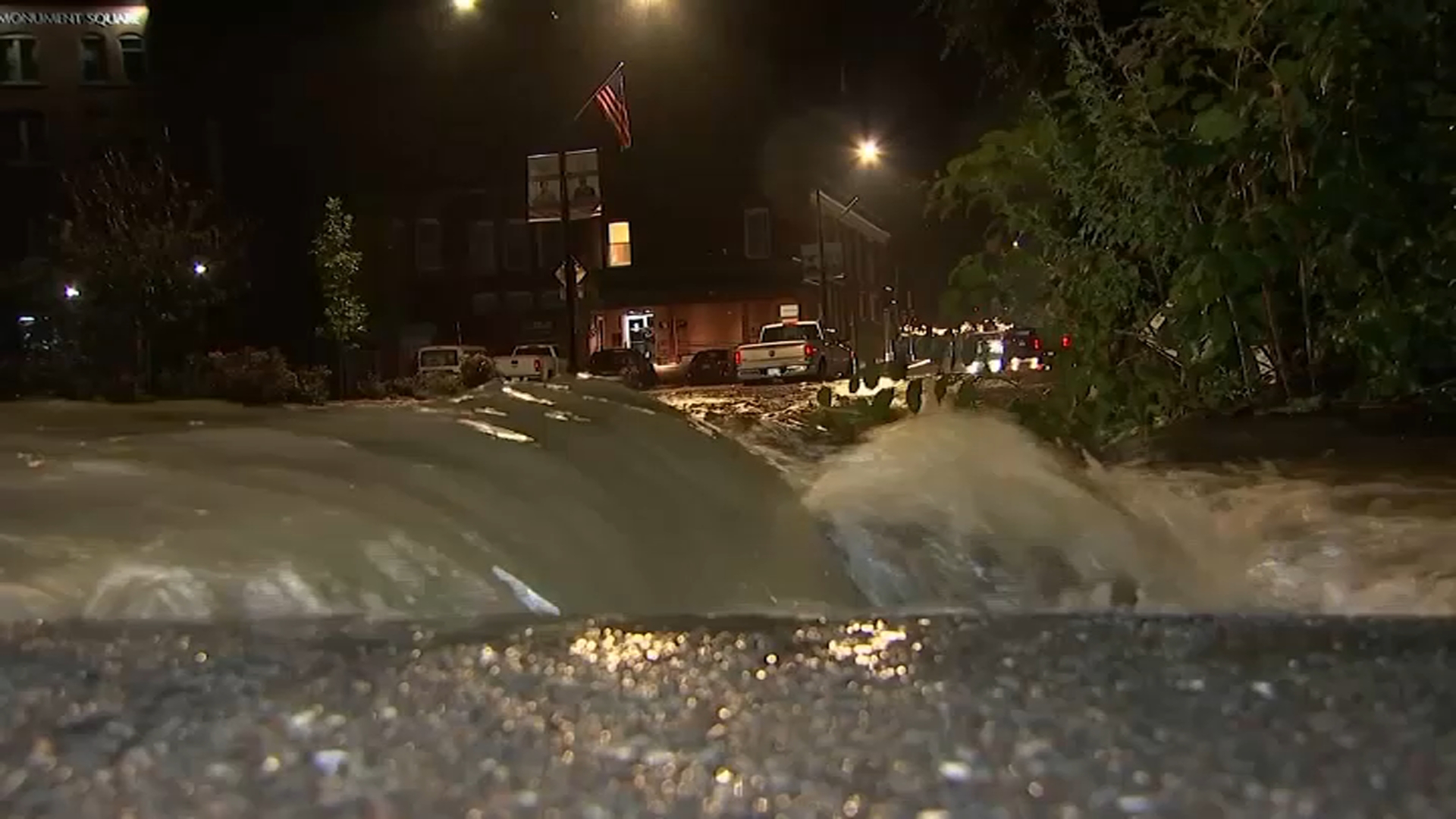 Leominster Braces For Heavy Rain After 17 Inches Of Snow NECN   Leominster Flooding 010824 