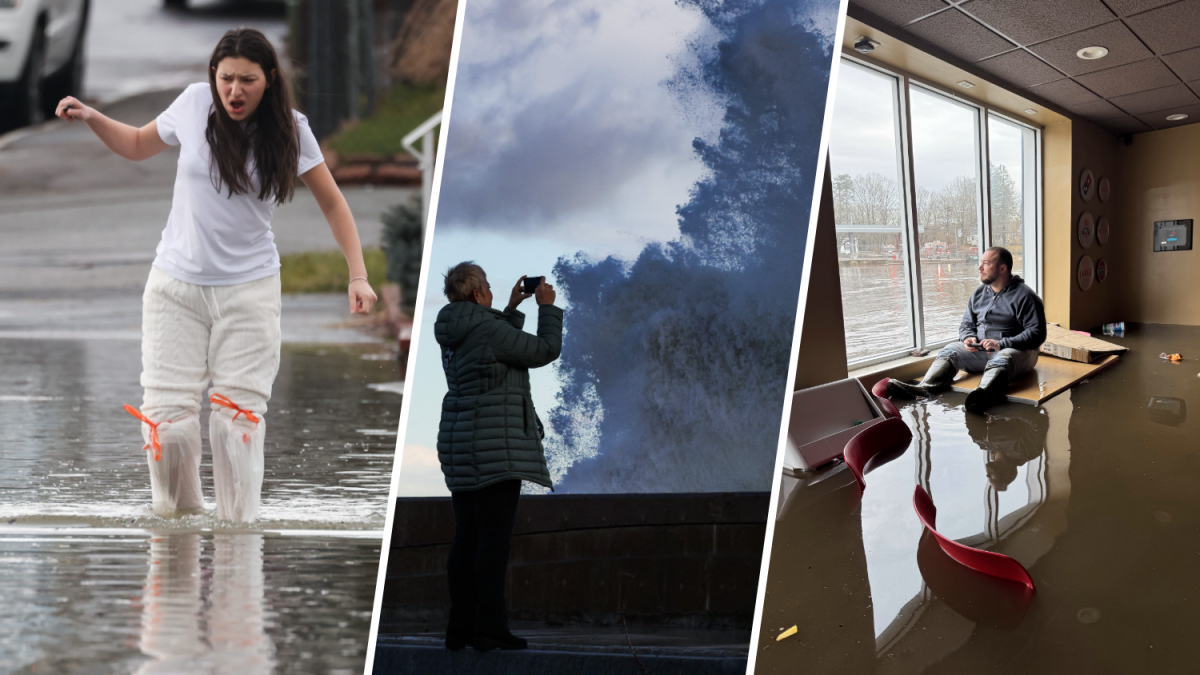 Photos Massachusetts, Hampton Beach flooding today NECN