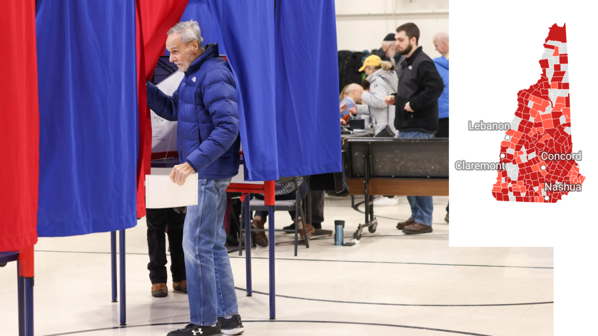 2024 NH primary results by town GOP, Dem maps NECN