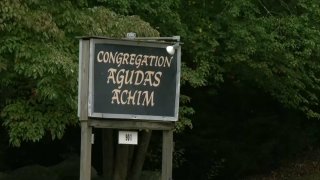 Congregation Agudas Achim in Attleboro, Massachusetts.