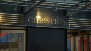 Christie’s auction house in New York.