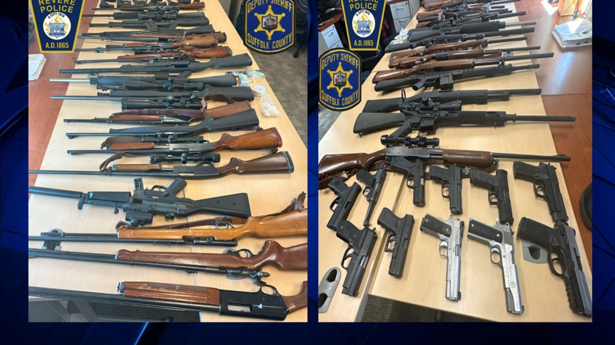 Revere, Ma Man Accused Of Illegally Possessing 30 Guns, 3k Rounds Of 