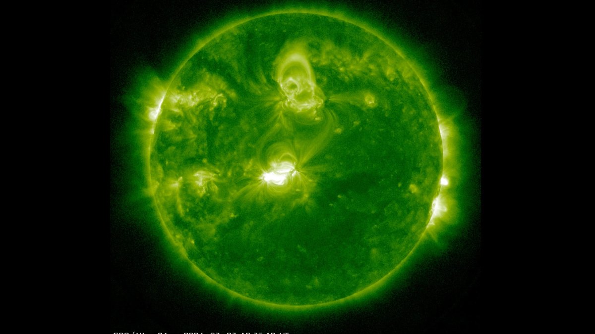 storm from solar flare to fly by Earth NECN