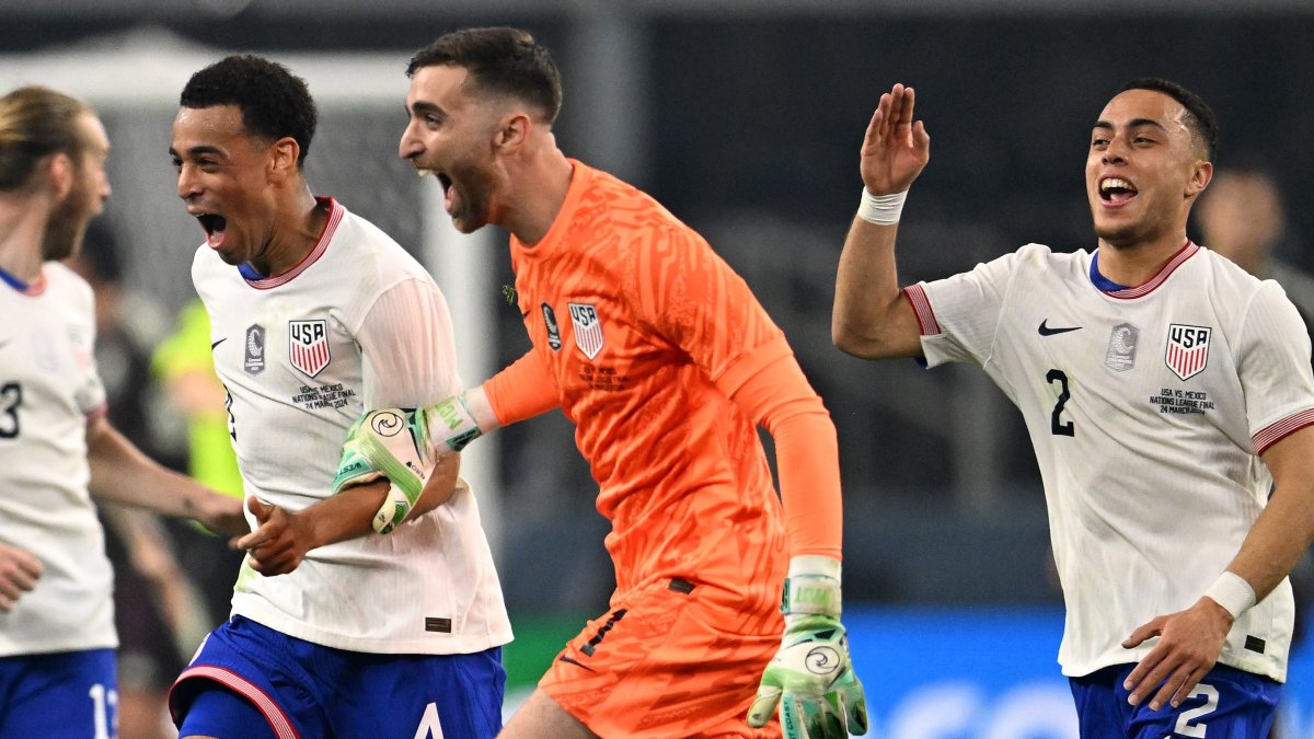 USMNT beats Mexico 20 in 2024 Nations League Final NECN