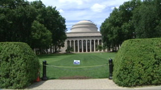 The Great Dome building on MIT's campus in Cambridge, Massachusetts.