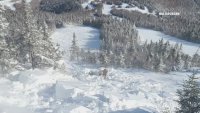 Skier buried up to his neck following avalanche at Sugarloaf Mountain in Maine