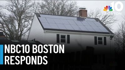 Solar panel problem resolved by NBC10 Boston